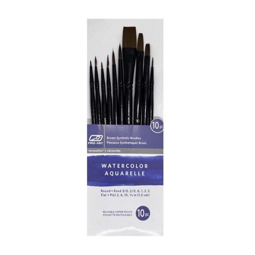 Pro-Art Watercolour Brush Set (10)