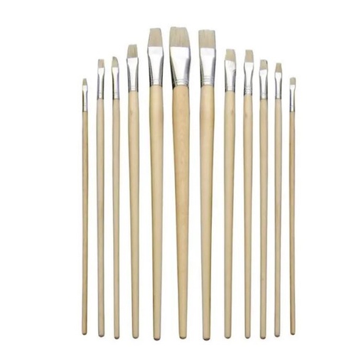 Foska Paintbrush Hog Flat Long Handle